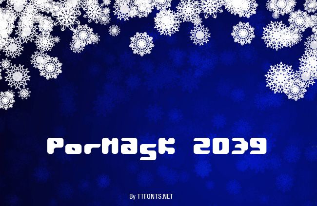 Pormask 2039 example